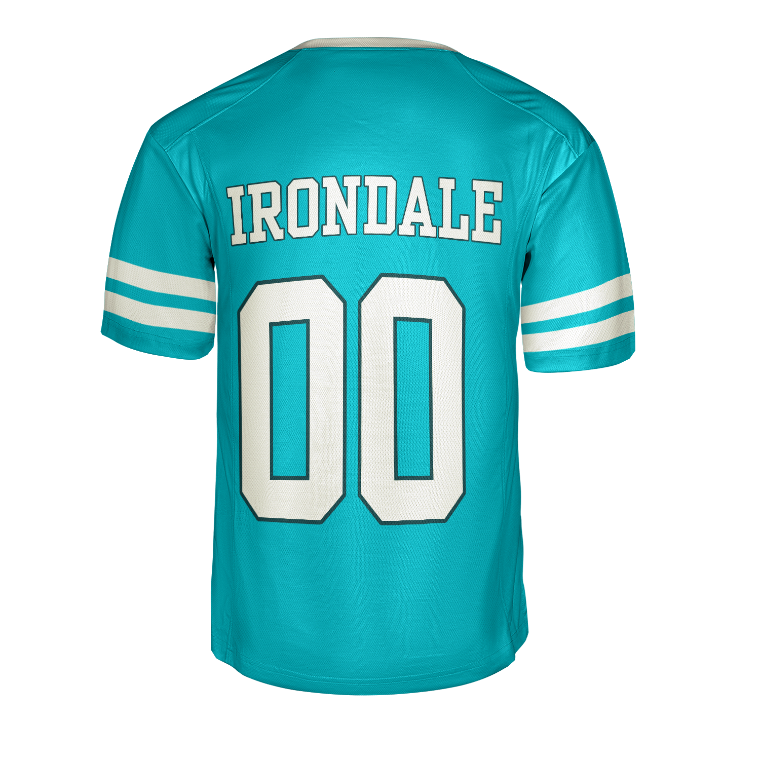 Teal Irondale Football Jersey – Personalized Team Name & Number - Image 3