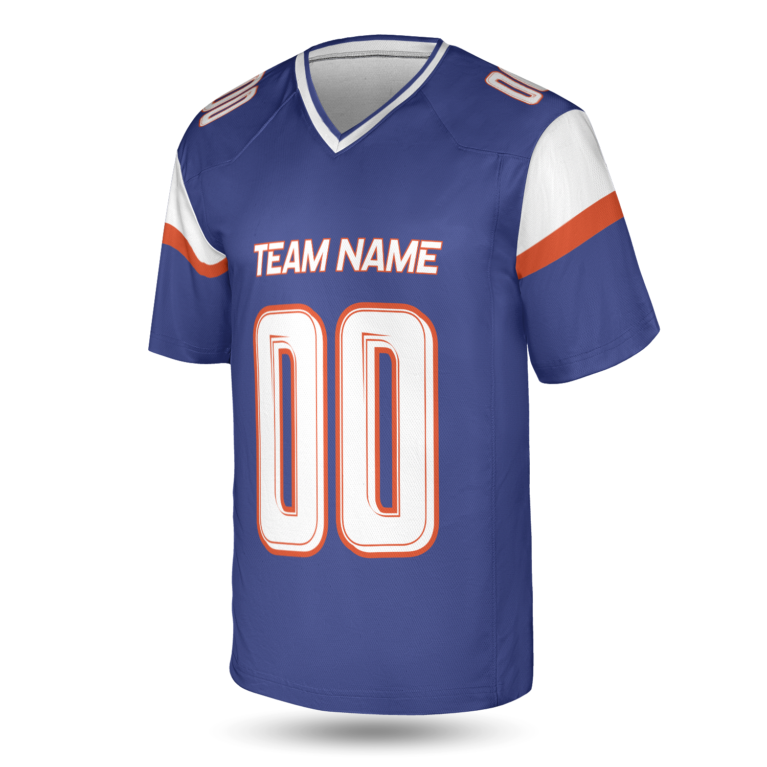 Royal Blue Custom Denver Football Jersey – Personalized Team Name & Number - Image 2
