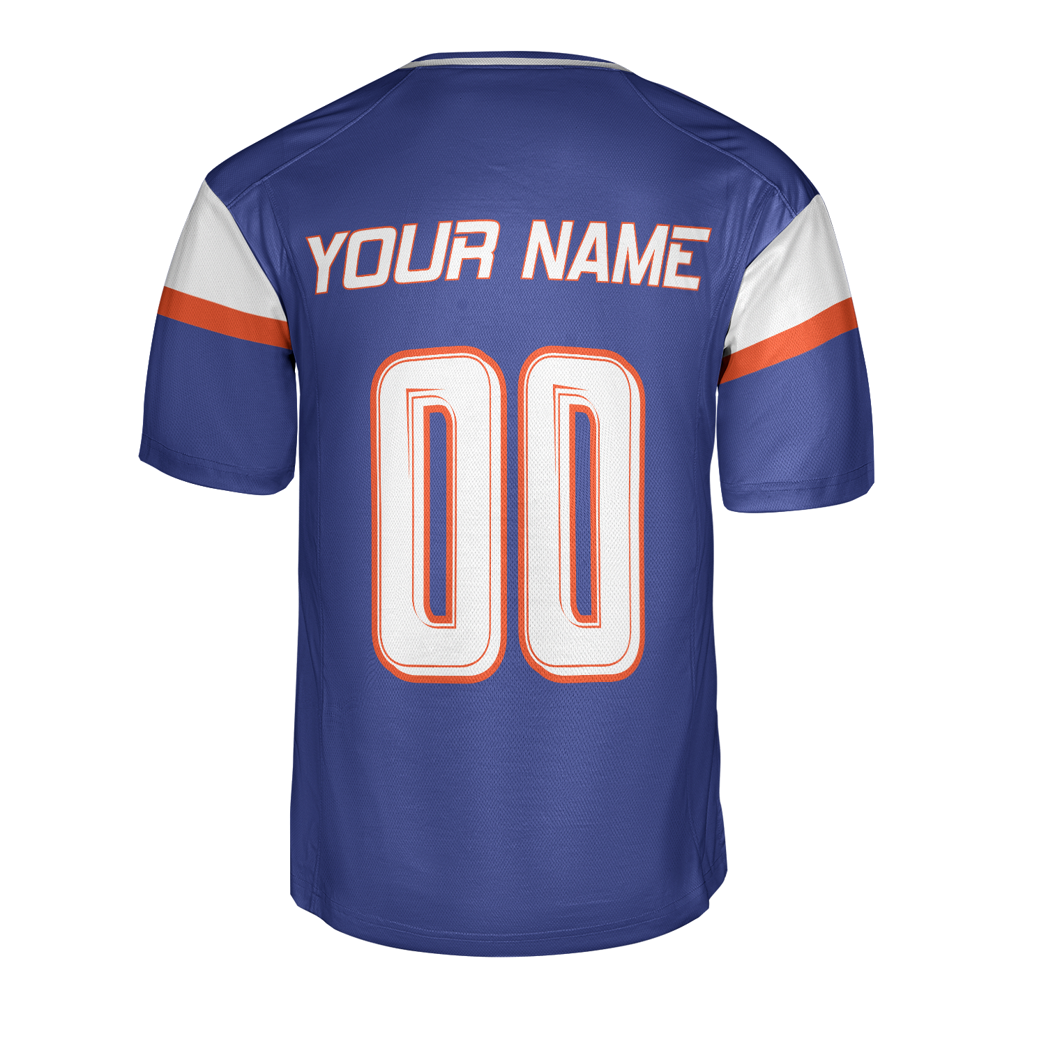 Royal Blue Custom Denver Football Jersey – Personalized Team Name & Number - Image 3