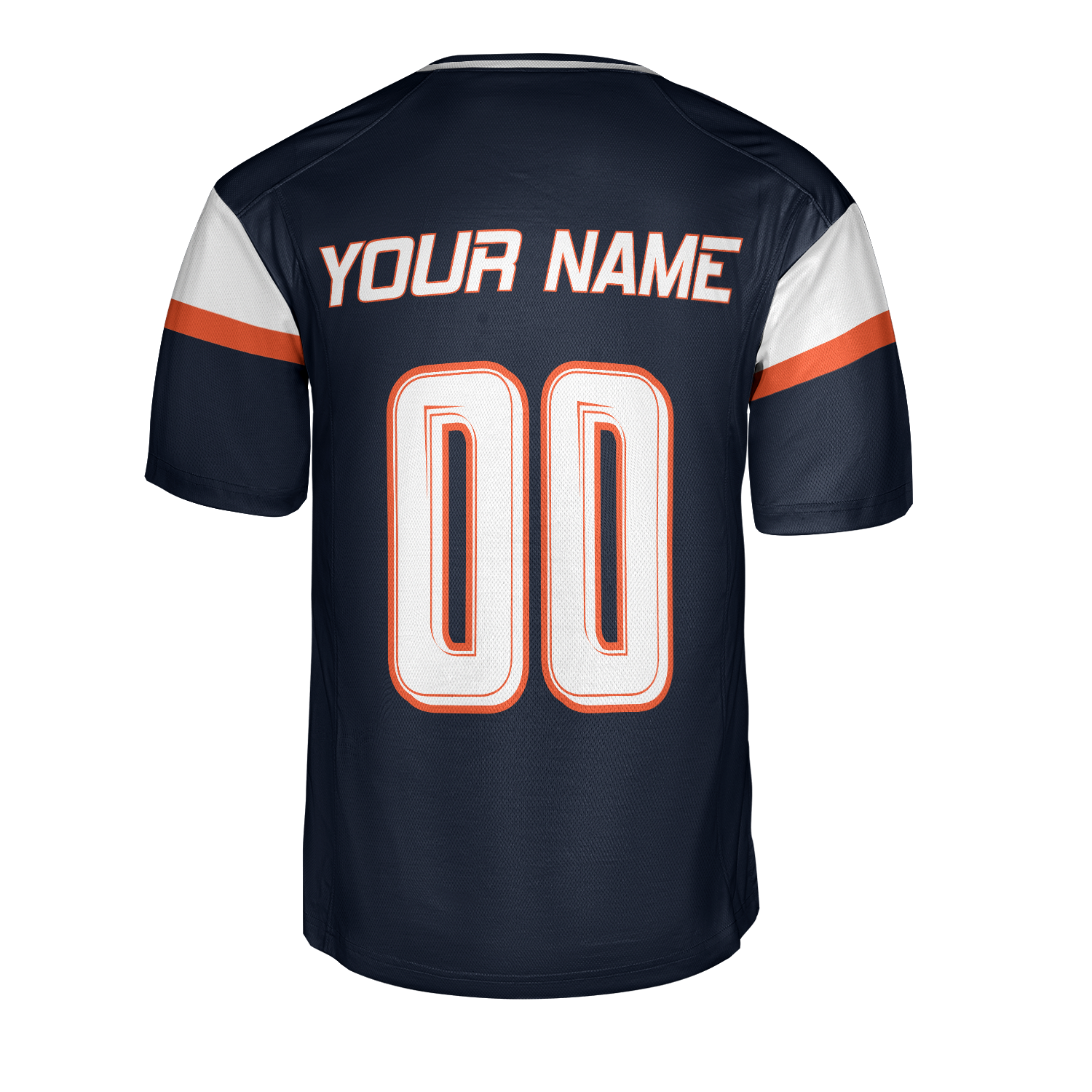 Navy Custom Denver Football Jersey – Personalized Team Name & Number - Image 3