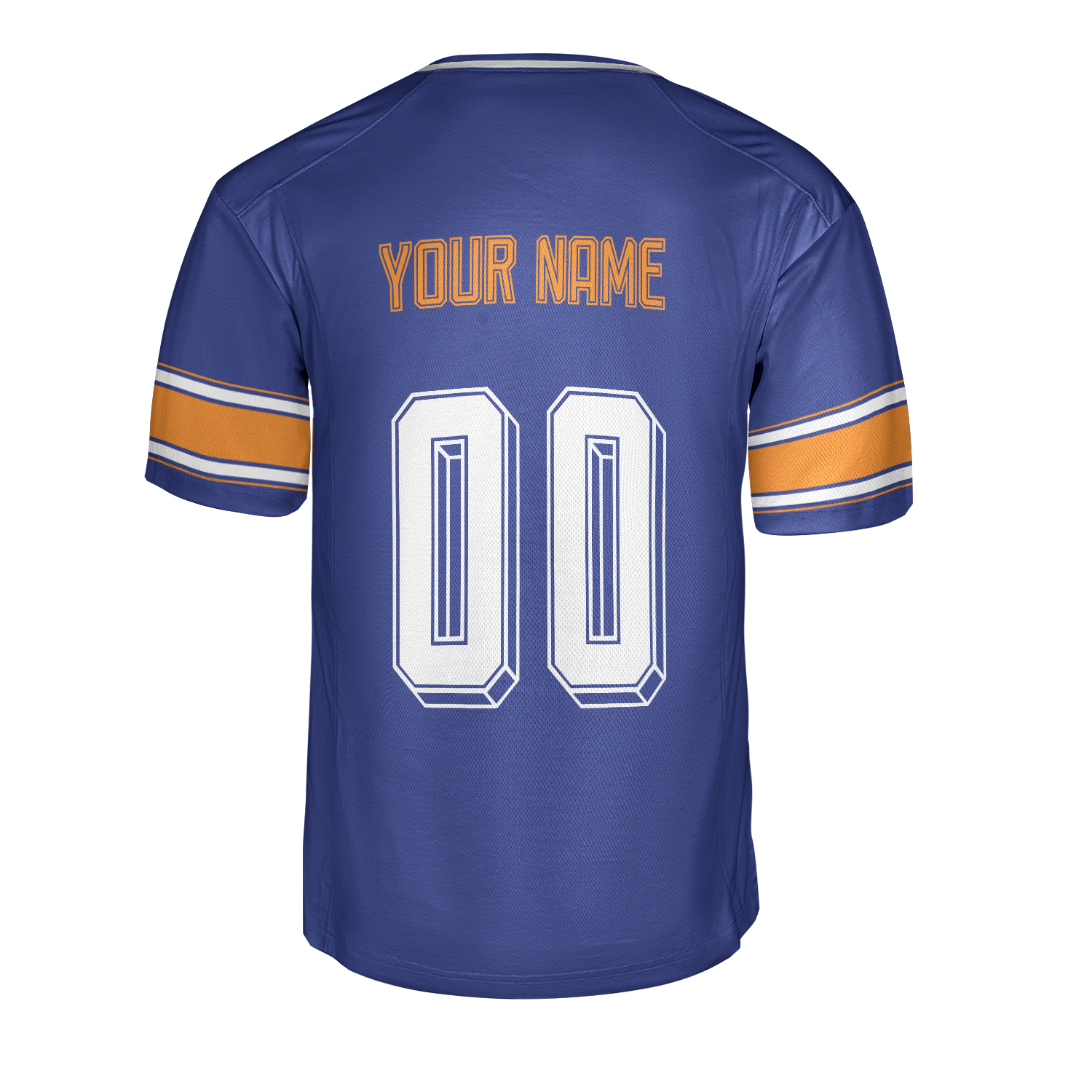 Royal Blue Pittsburgh Football Jersey – Personalized Team Name & Number - Image 3