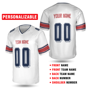 White Pittsburgh Football Jersey – Personalized Team Name & Number