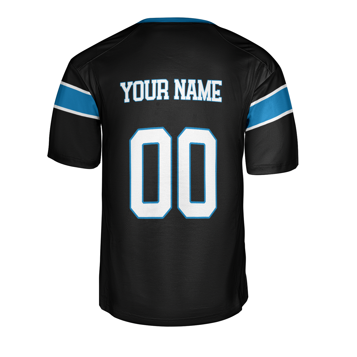 Black Carolina Football Jersey – Personalized Team Name & Number - Image 3