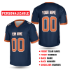 Navy Chicago Football Jersey – Personalized Team Name & Number