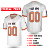 White Chicago Football Jersey – Personalized Team Name & Number