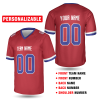 Red Washington Football Jersey – Personalized Team Name & Number
